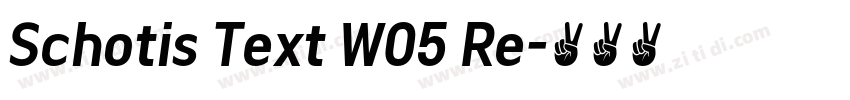Schotis Text W05 Re字体转换
